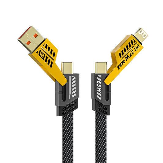 USB-C & Lightning 4-in-1 Charging Cable