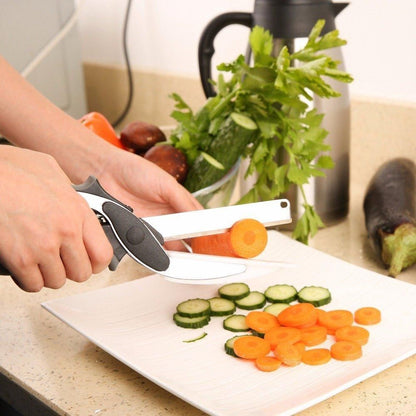 Cleaver Cutter – 2-in-1 Kitchen Knife & Food Chopper with Mini Chopping Board