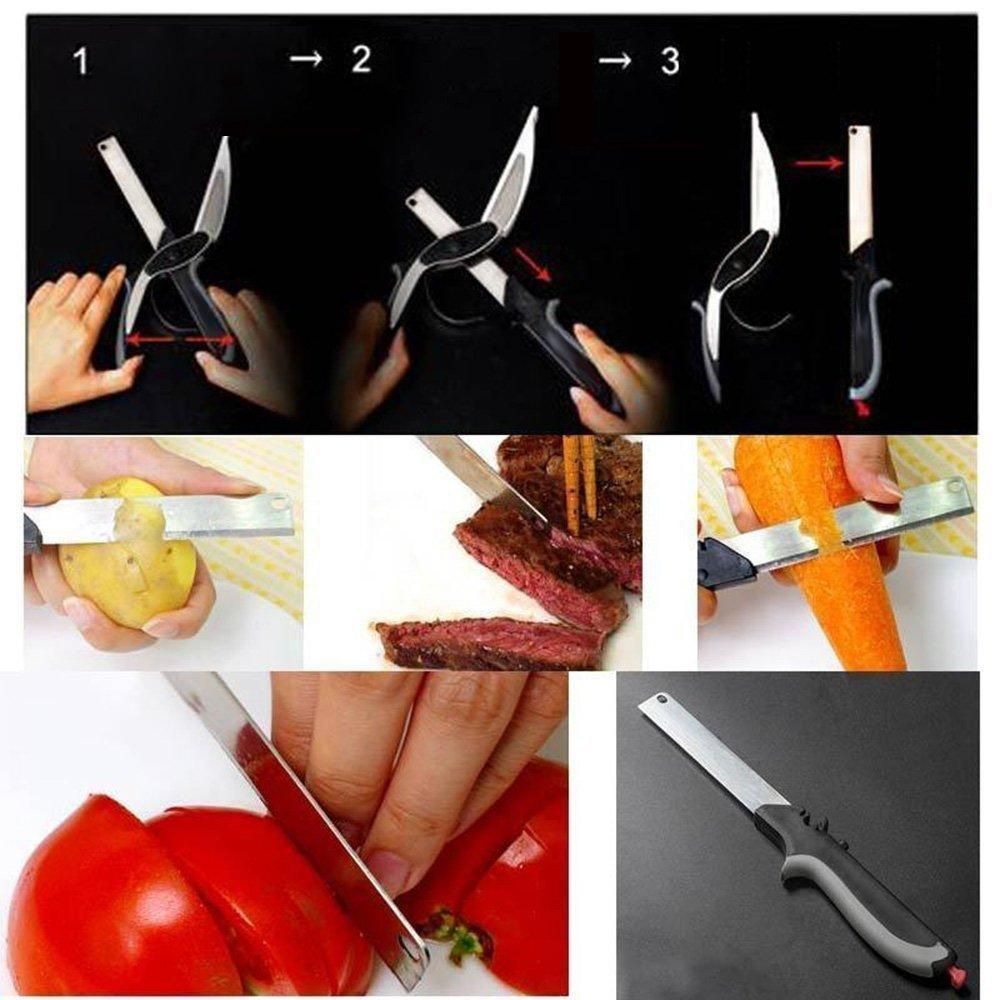 Cleaver Cutter – 2-in-1 Kitchen Knife & Food Chopper with Mini Chopping Board