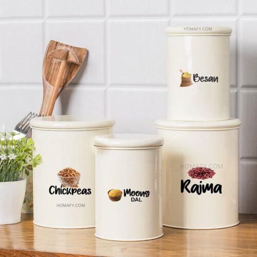 Waterproof Kitchen Spice Jar Label Stickers